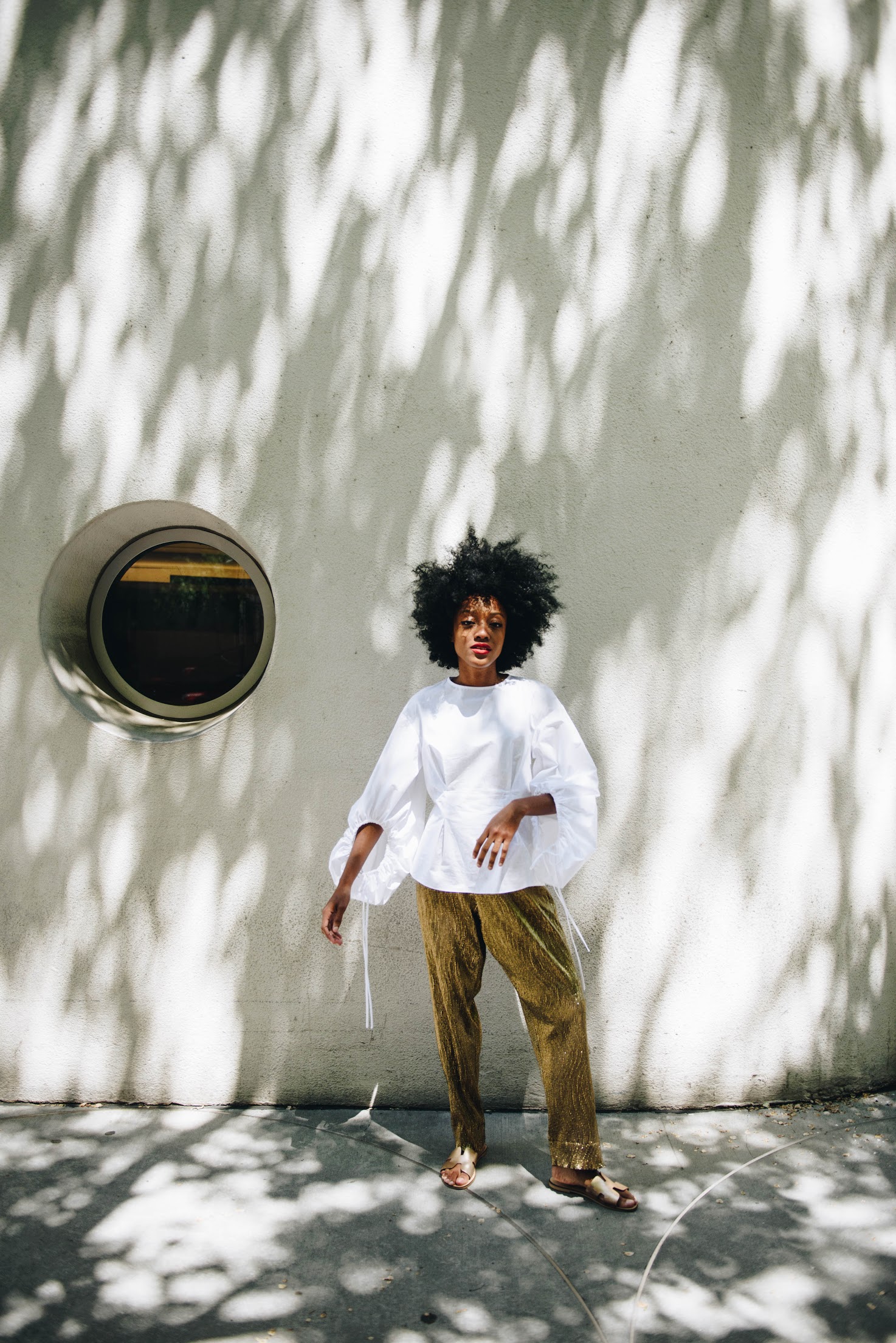 Fashion Blogger Kamara Williams shares two effortlessly chic ways to style a white blouse