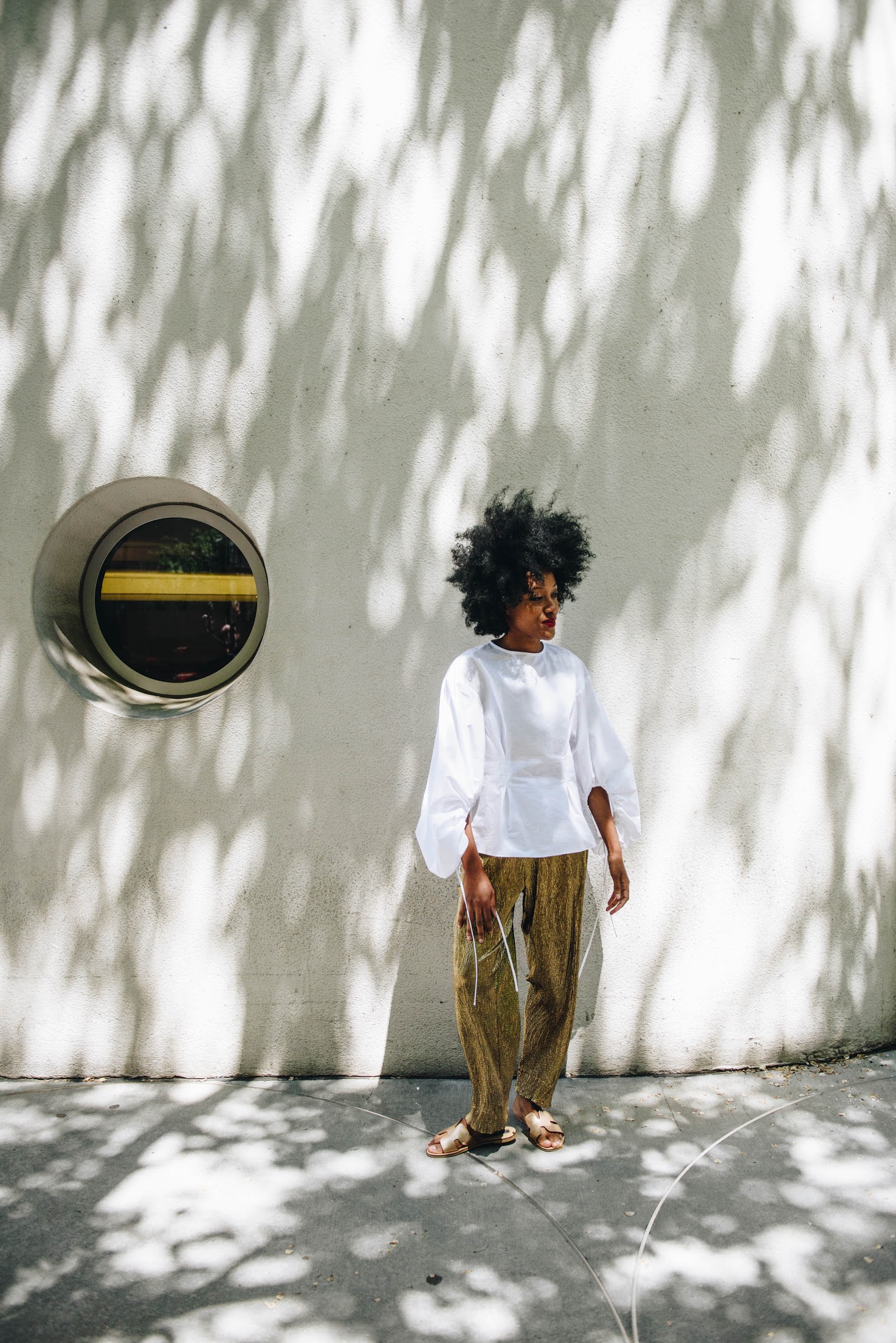 Fashion Blogger Kamara Williams shares two effortlessly chic ways to style a white blouse