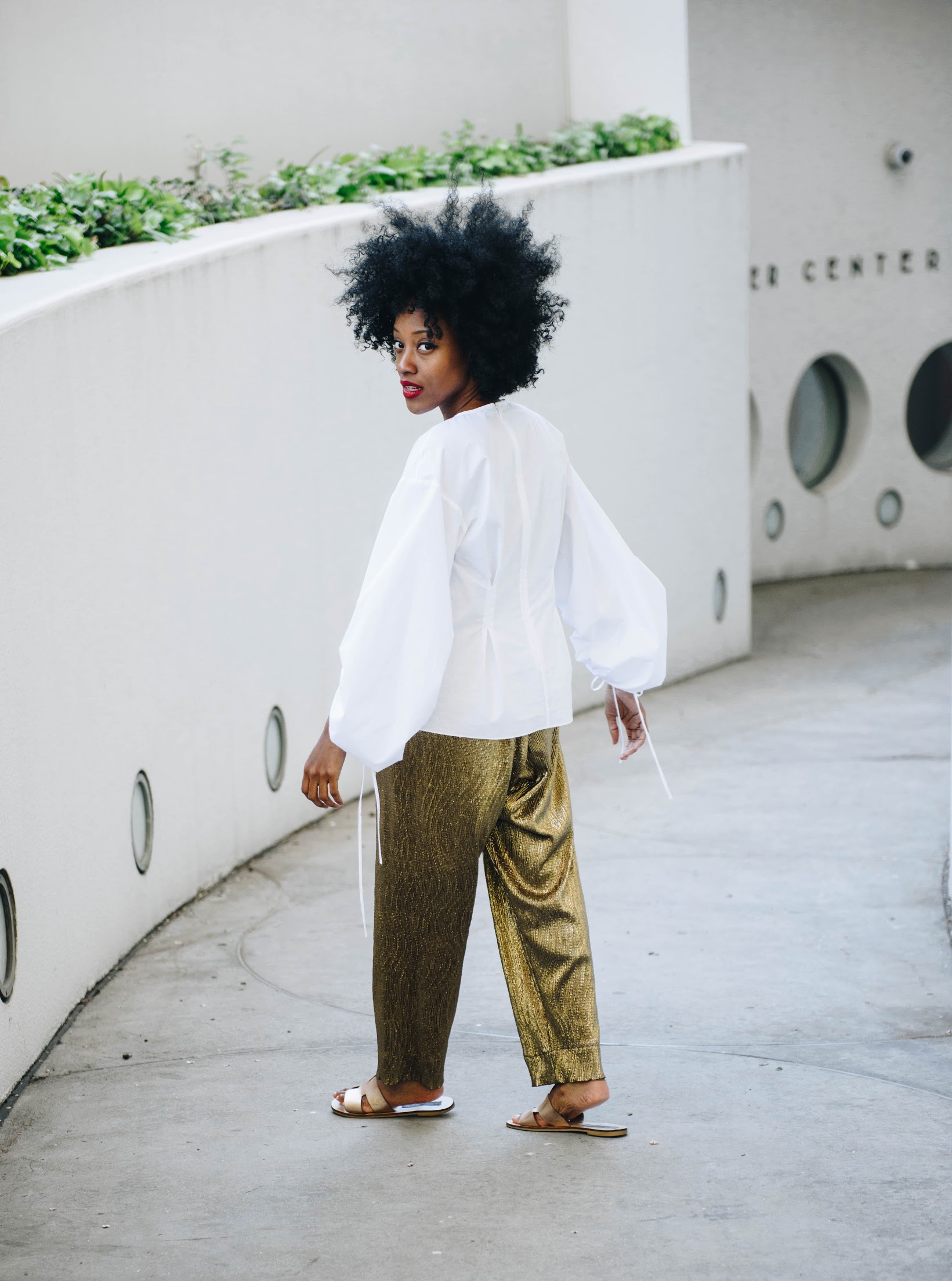 white blouse