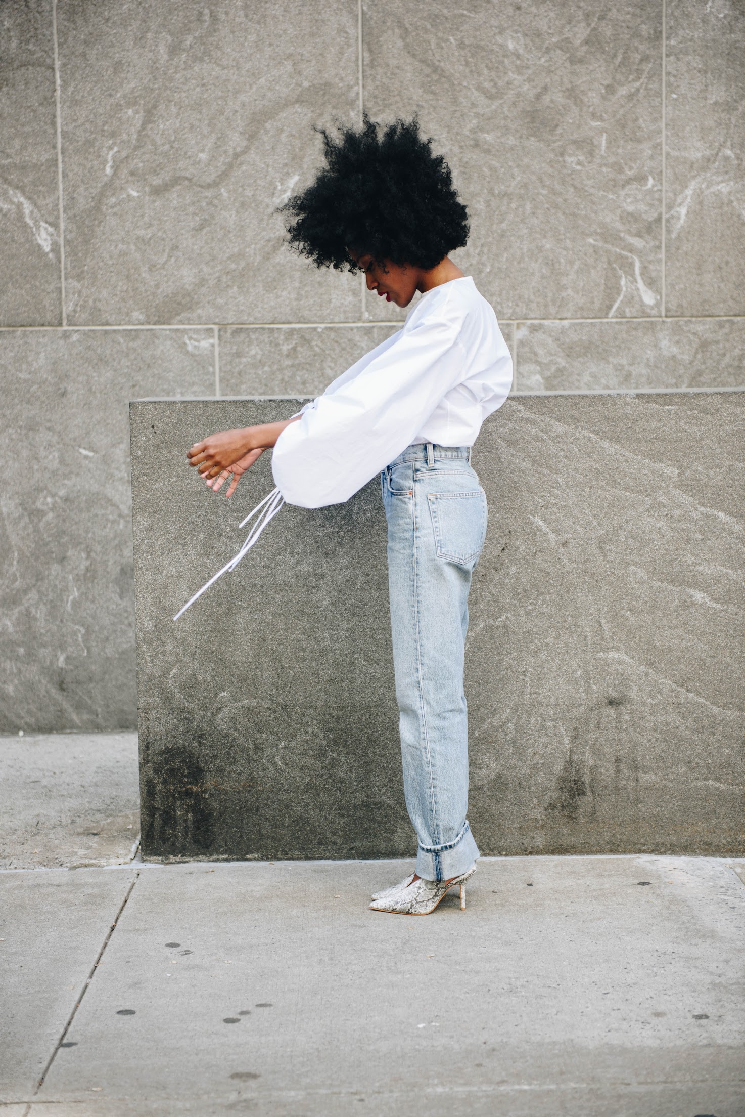 Fashion Blogger Kamara Williams shares two effortlessly chic ways to style a white blouse