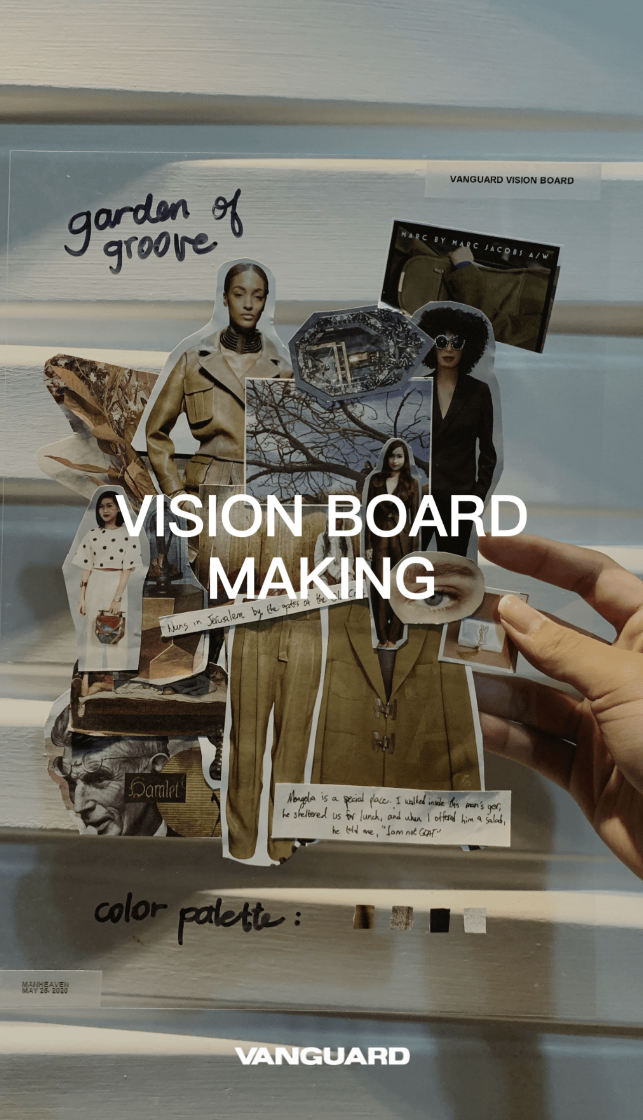 IN THING'S 5-step guide to creating your own 2023 personal style vision board